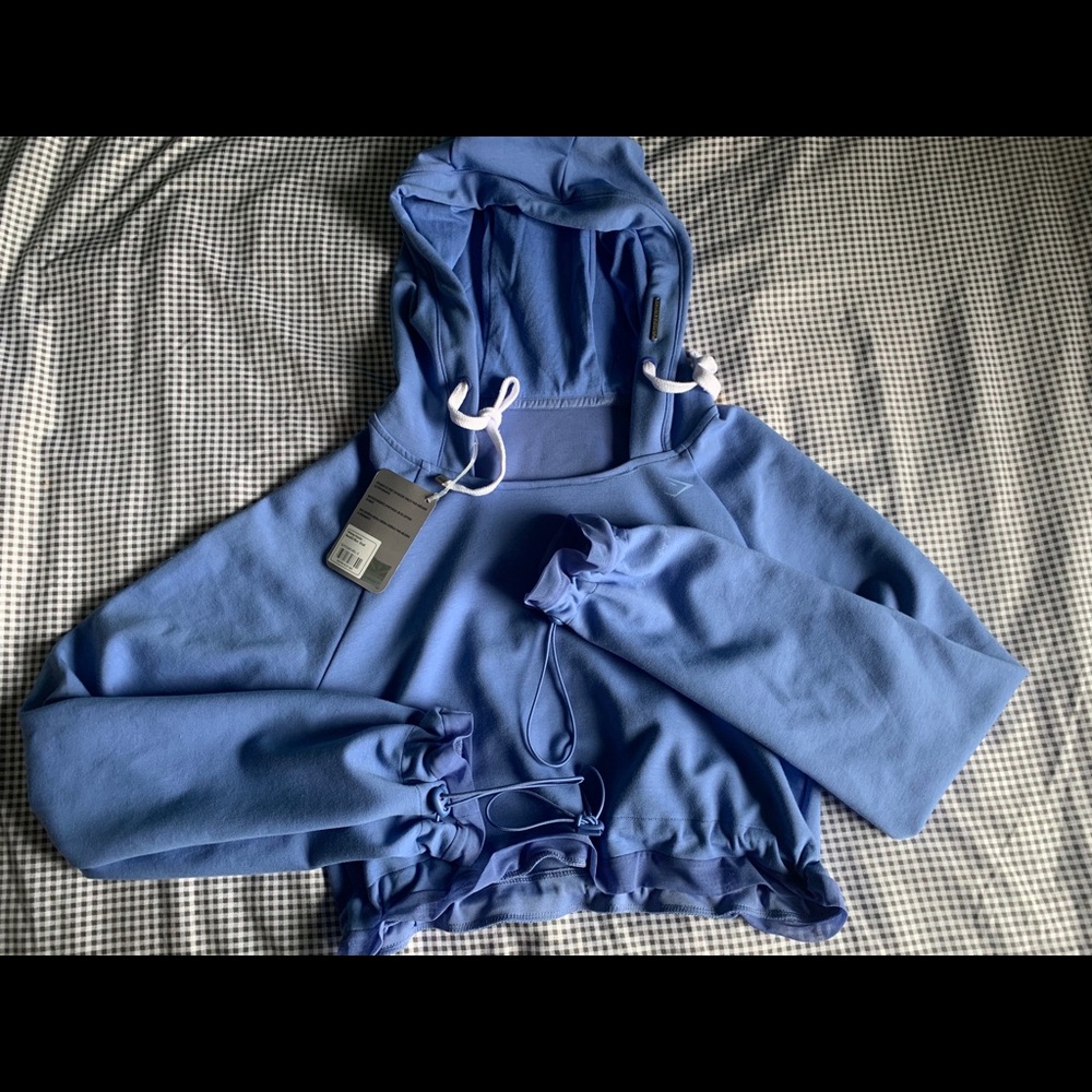 Whitney Simmons gymshark cropped hoodie